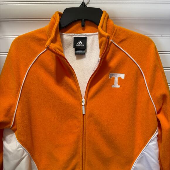 Adidas Tennessee Vols Zip Up Fleece & Nylon Jacket Size L - Picture 3 of 11